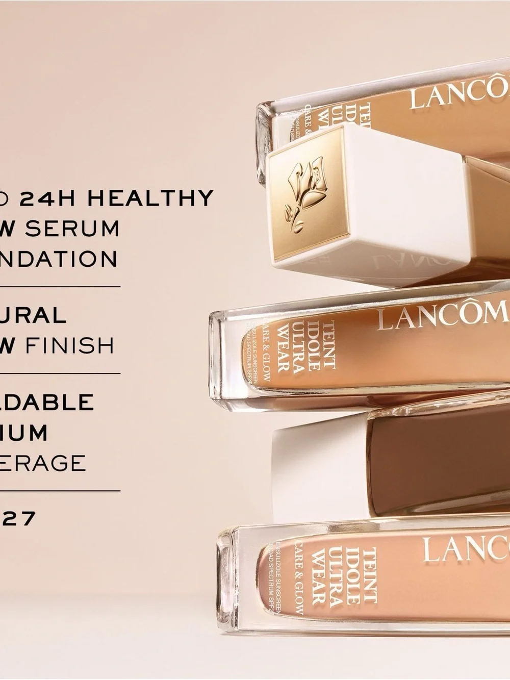 Lancôme Teint Idole Ultra Wear Care and Glow Foundation NWT